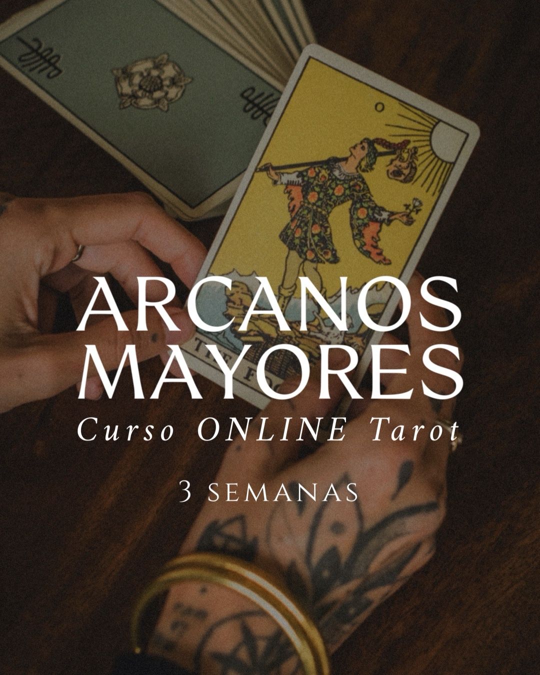 CURSO TAROT TERAPEUTICO - ARCANOS MAYORES (ONLINE A TU RITMO - Febrero-Abril 2025)