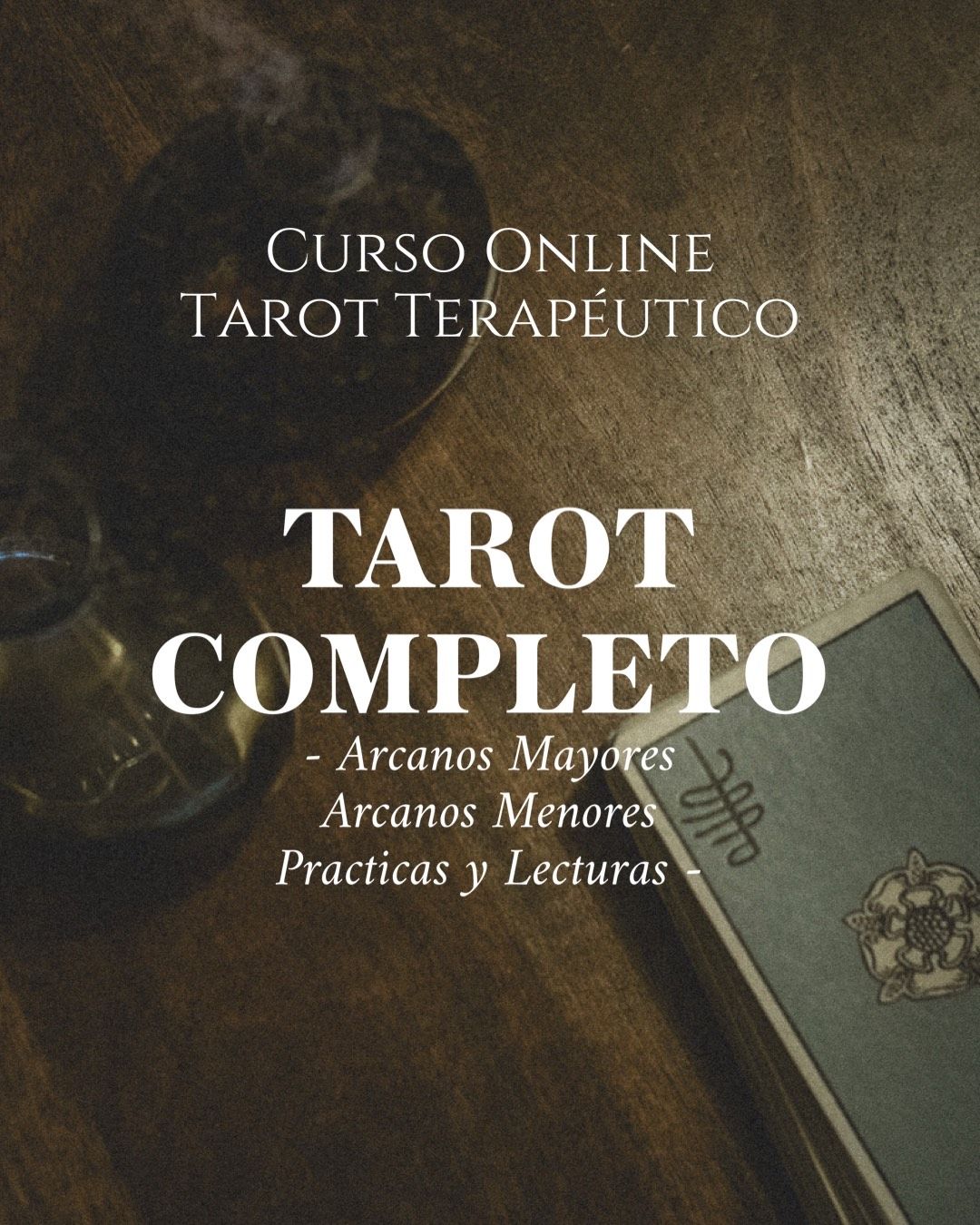 CURSO TAROT TERAPÉUTICO – COMPLETO (ONLINE A TU RITMO)