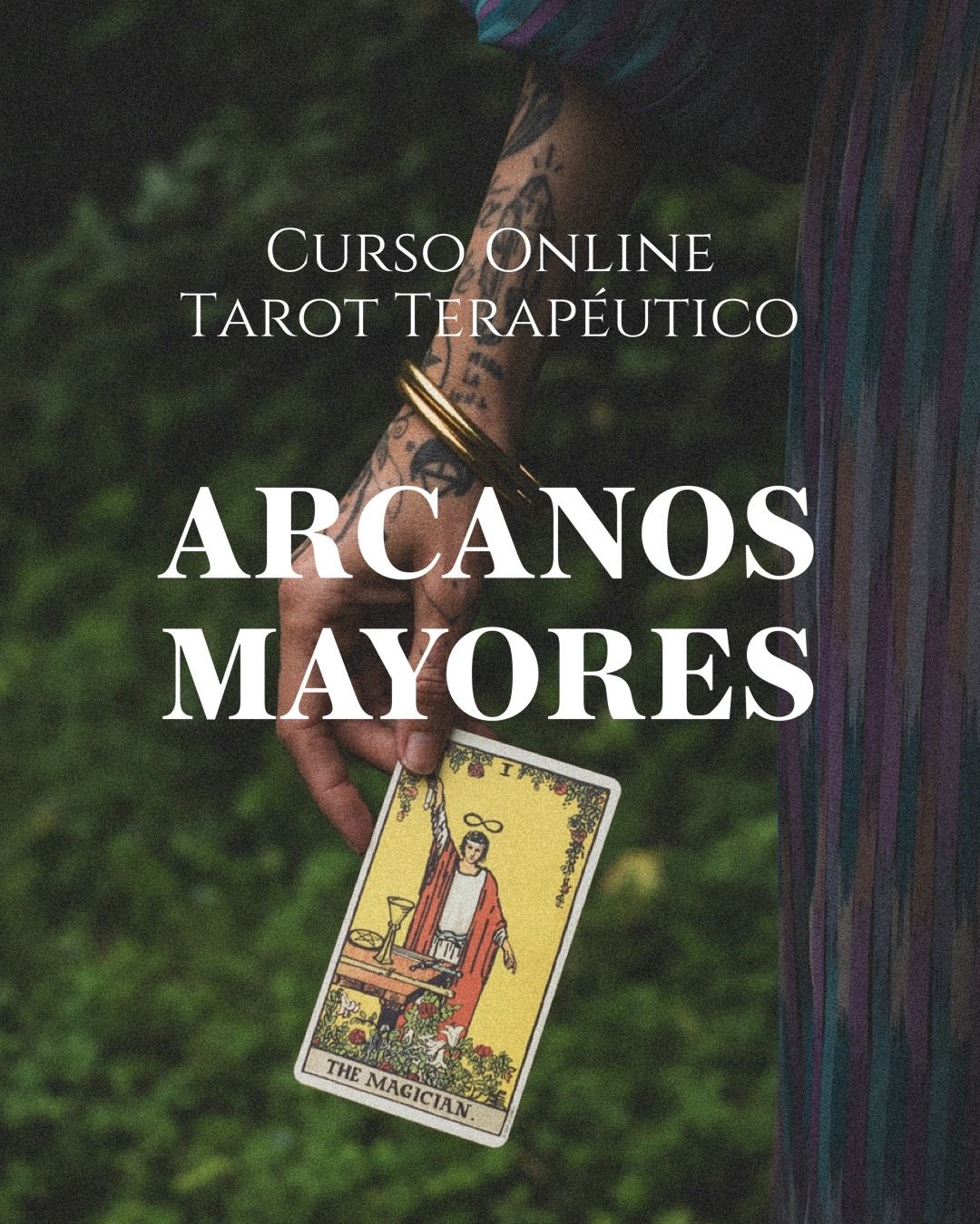 CURSO TAROT TERAPÉUTICO – ARCANOS MAYORES (ONLINE A TU RITMO)